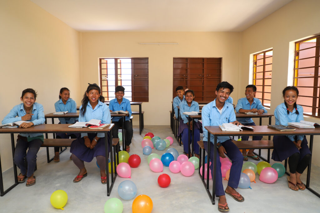 nepal earthquake school building after repairs