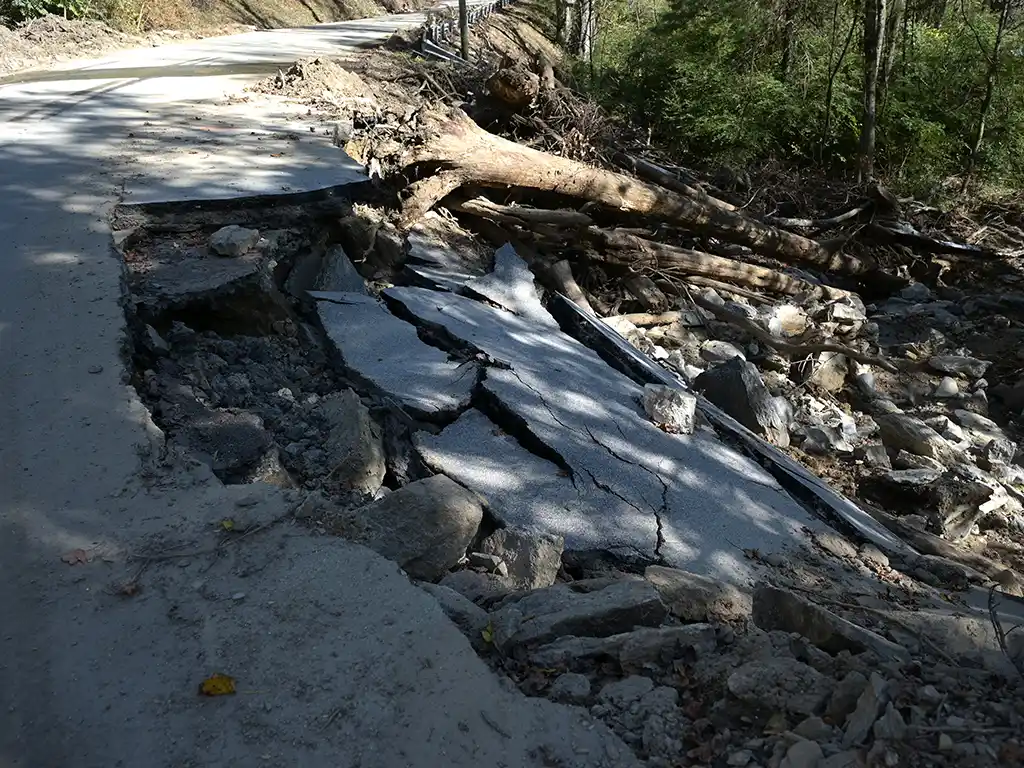 Hurricane Helene Destruction