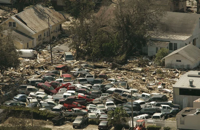 Image of hurricane damage