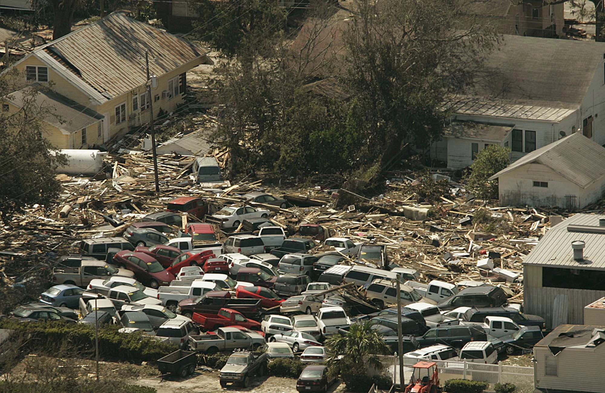 Imagen de los daños del huracán