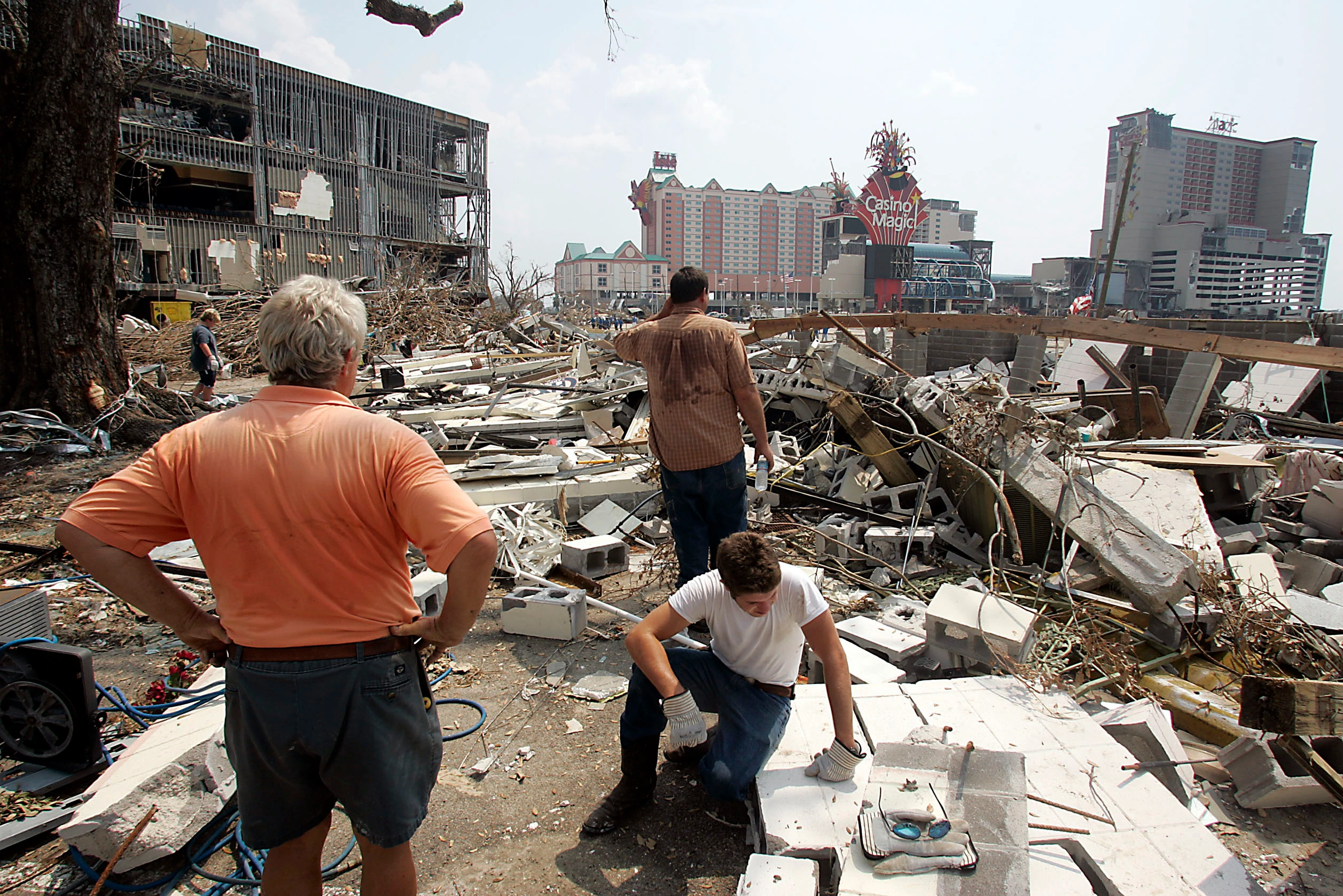 Hurricane Katrina damage to Biloxi