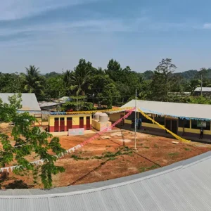 Image of a rebuilt school