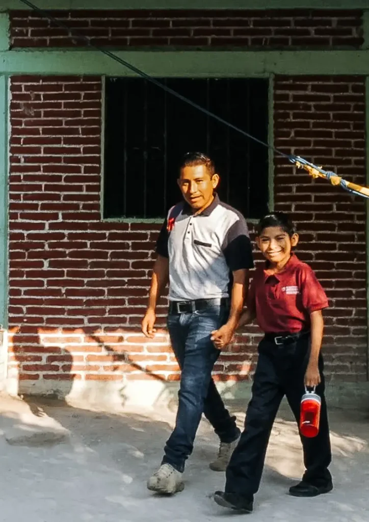 The Gijón Ramírez family, father and son duo in Hover location Barrio Nuevo Toltepec, Mexico