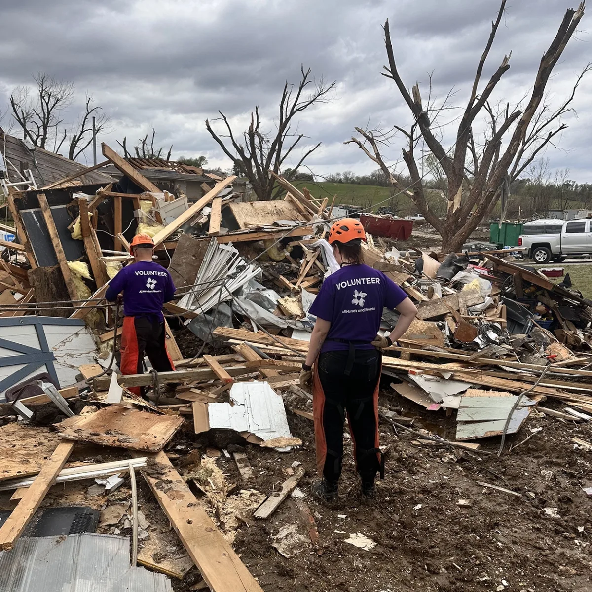 Ver los daños del tornado de Nebraska
